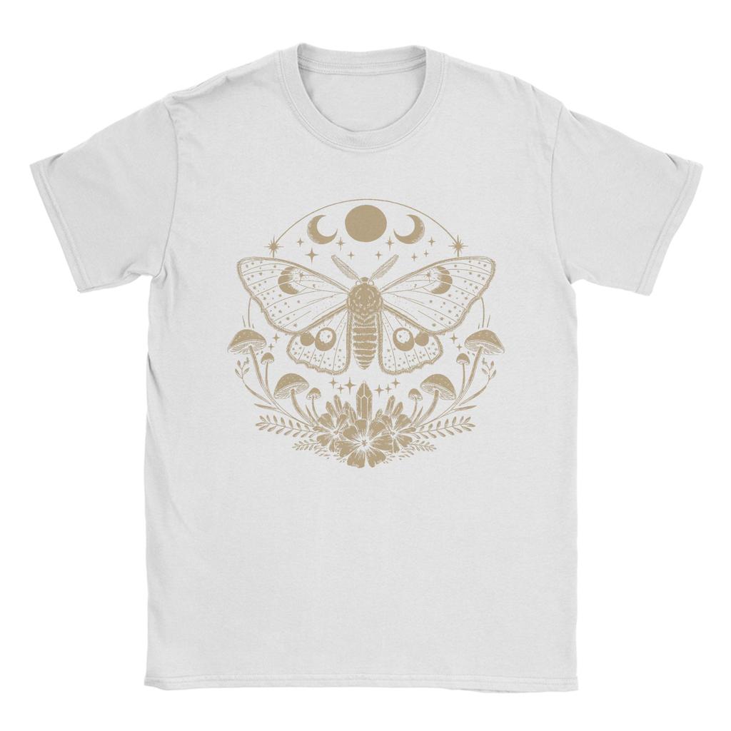 Unisex TShirt Butterfly Grunge Fairycore Therian Cute Moth Aesthetic Vintage Pure Cotton Tees Short Sleeve  T Shirt O Neck Clothes