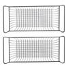 2 Adet Sandık Tipi Derin Dondurucu Düzenleyici Sepetler İstiflenebilir Saklama Rafı Metal Tel Siyah U70cm X G30cm