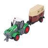 RC Farm Tractor Toy High Simulation 4 Channel Drive Remote Control Farm Truck Toy with Carriage