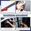 Car Door Rubber Seal Strip, Car Weather Stripping, Double Layer L Shape Automotive Weather Stripping, Self Adhesive Auto Door Soundproofing