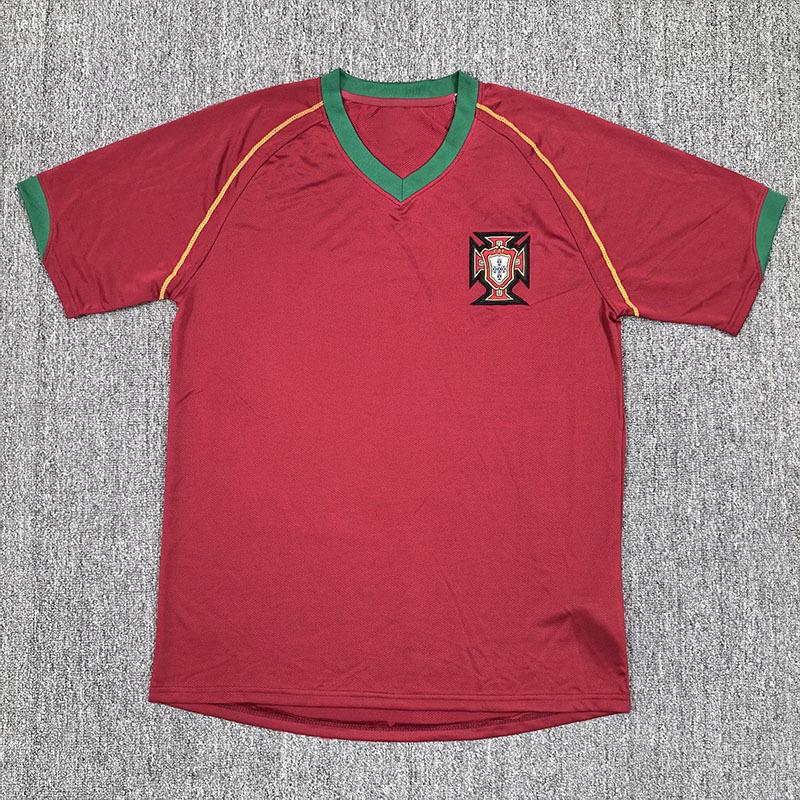 2006 Portugal Home CR7 Replica Retro Football Jersey Medium красный