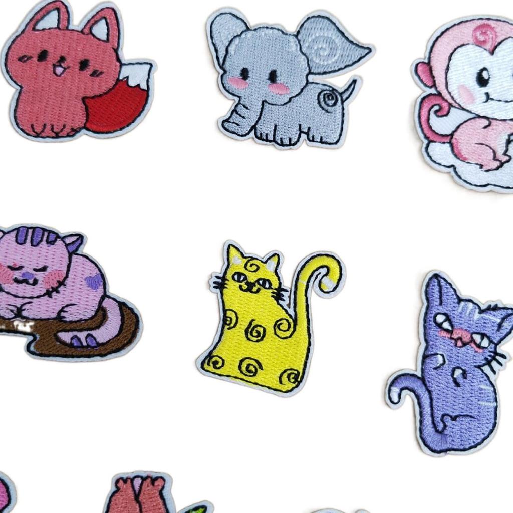 Children's Animal Embroidery Patches for Clothing Decoration