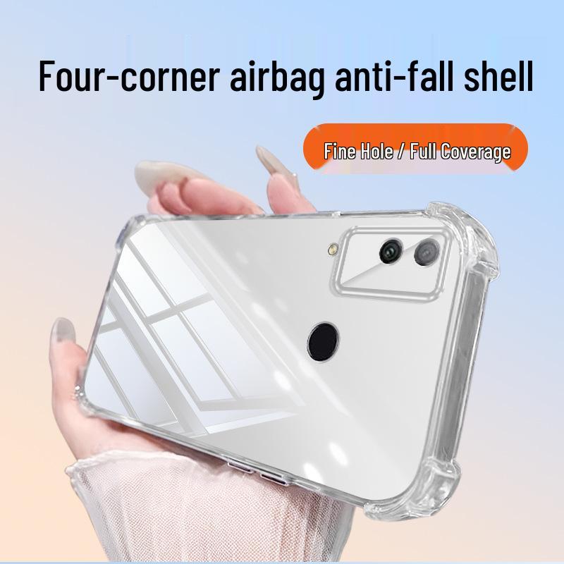 Honor Play4T/Play4T Pro Transparent TPU Case - Airbag Corners, Anti-Fall, Simple & Stylish Design Honor Play4T прозрачный