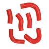 Radiator Coolant Hose Silicone Heat Resistant Leakage Proof Radiator Coolant Hose Kit for Magna VF1100C VF1000C V65 Red