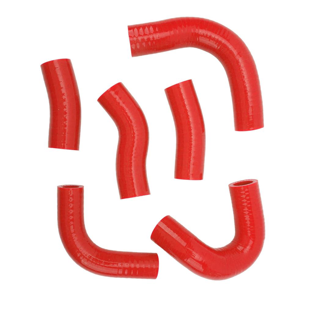 Radiator Coolant Hose Silicone Heat Resistant Leakage Proof Radiator Coolant Hose Kit for Magna VF1100C VF1000C V65 Red