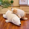 35/55CM Kawaii Dressed Polar Bear Stuffed Animals Big Size Super Soft Animal Cushion Sleeping Pillow Plush Toy Kid
