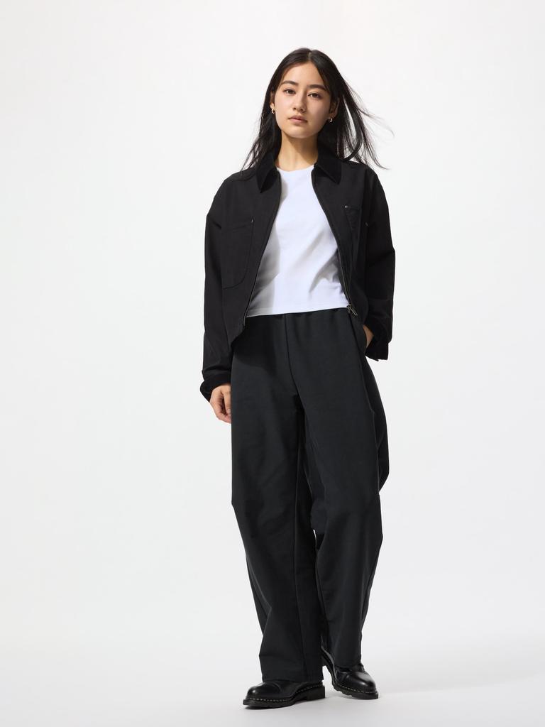 Uniqlo Jersey Curve Pants Short Length