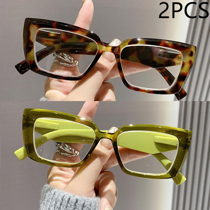 1/2/3PCS Cat-eye Reading Glasses Fashionable Simple Versatile For Middle-aged Elderly People 2319