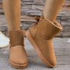 Women's Winter Furry Slip-Resistant Platform Sneakers/Boots - Thick Platform Height Increase