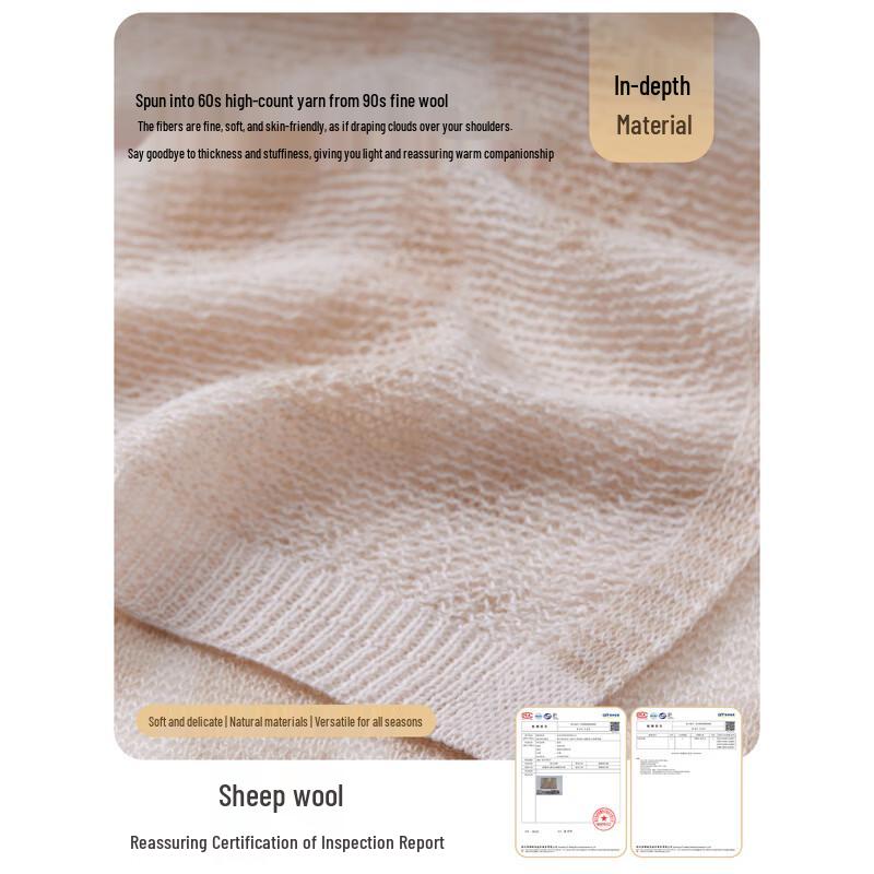 JIUMU Women's 100% Wool Shawl Scarf