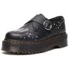 Dr. Martens Fusion Leather Monk Celestial Comfortable Versatile Durable Low-Top Casual Shoes Unisex Casual Shoes Black 41277001