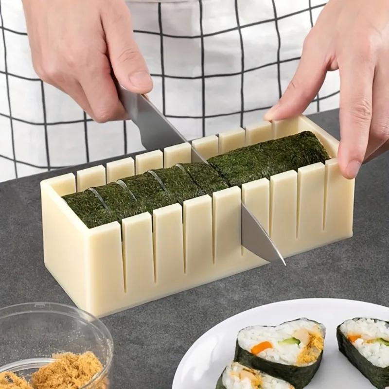 3-teiliges/Set, Sushi-Zubereitungsset, DIY Sushi-Maker, Sushi-Rollen-Maker Reisform, Bento-Zubehör, Heimküchenwerkzeuge