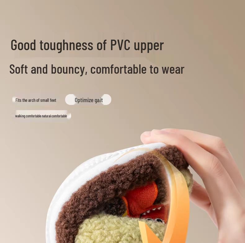 Rutschfeste Winterhausschuhe für Kinder: Gemütliche Baumwolle für drinnen für Jungen & Mädchen