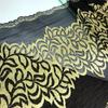 (3 Colors) 22.5cm wide Elastic Lace, Two Tone Stretch Lace Fabric for Lingerie, Bra, Underwear, Garment, Sewing & Crafting