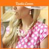 Pearl Necklace Fashion For Women With Multilayer Water Chain Pendant Geometric