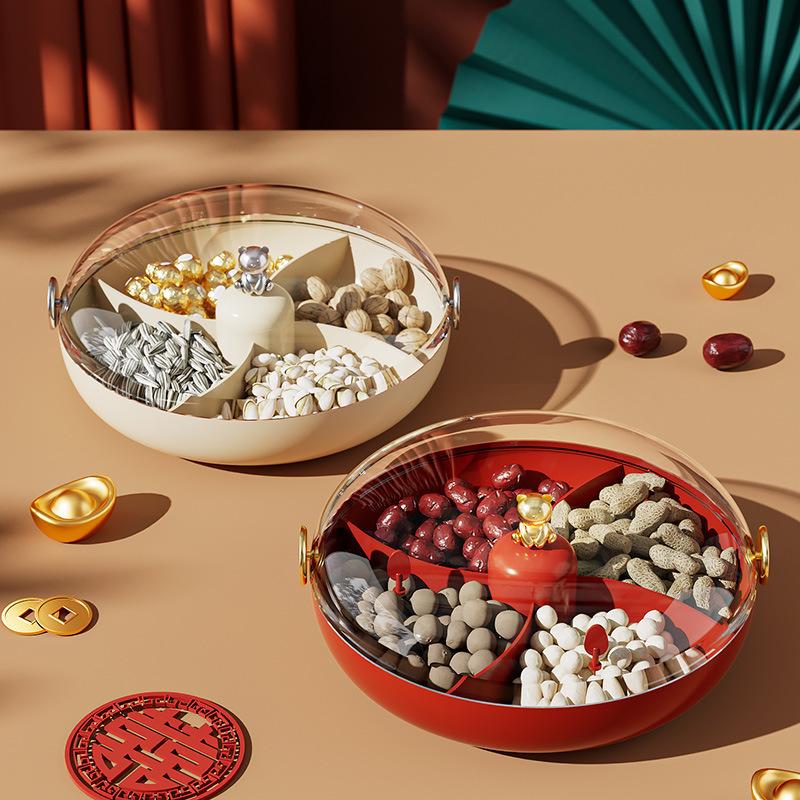 Fruit Tray  Living Room  Home Coffee Table  Fruit Tray New Style Candy Box  Dried Fruit Tray  Festive Wedding Snacks Placement Tray