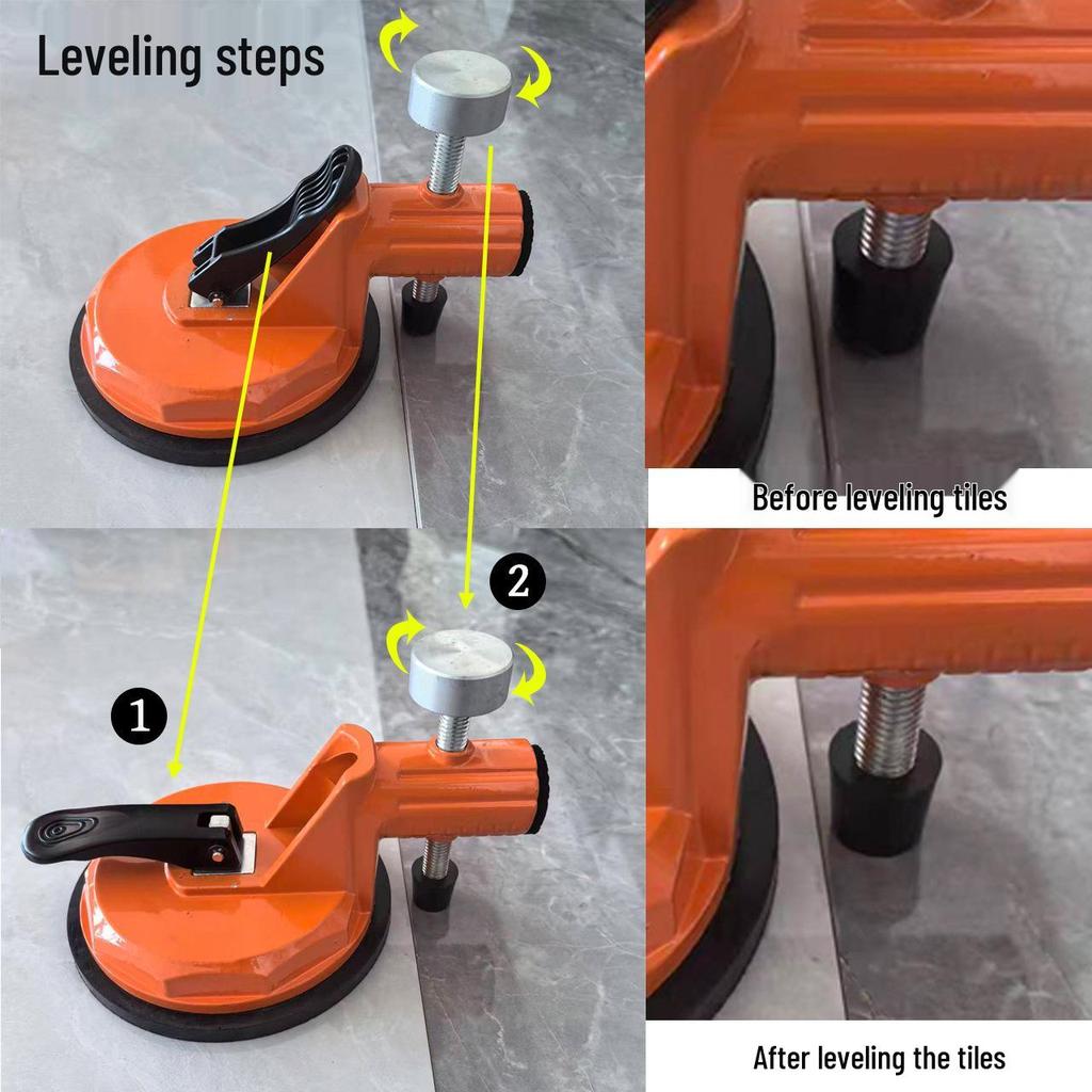 Tile Leveling Suction Tool for Marble Wall Installation