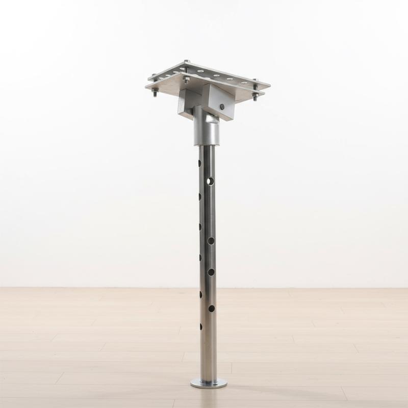 Multiple Scenario Poles Dance Ceiling Fixture Simple Setups Angled Drilling Stable Aluminum Steel Build