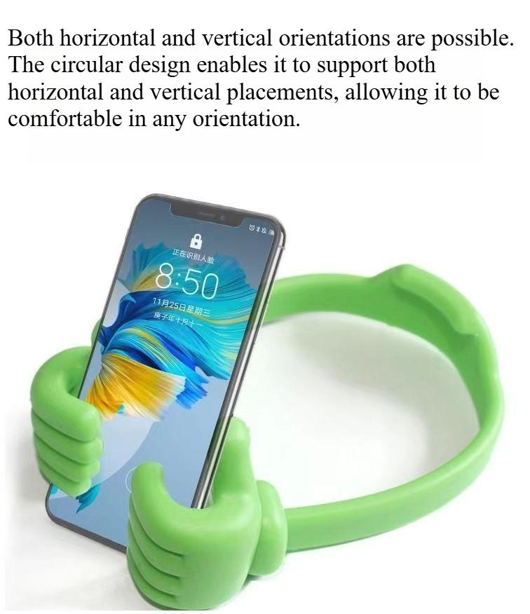 1PC Thumb Mobile Phone Holder Bedside Tablet Amazon Cute Creative Lazy Desktop Mobile Phone Holder Adjustable