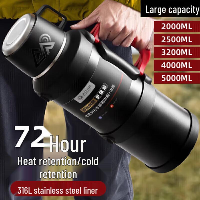 PAKCHOICE 316 Stainless Steel 72H Insulated Antibacterial Thermos