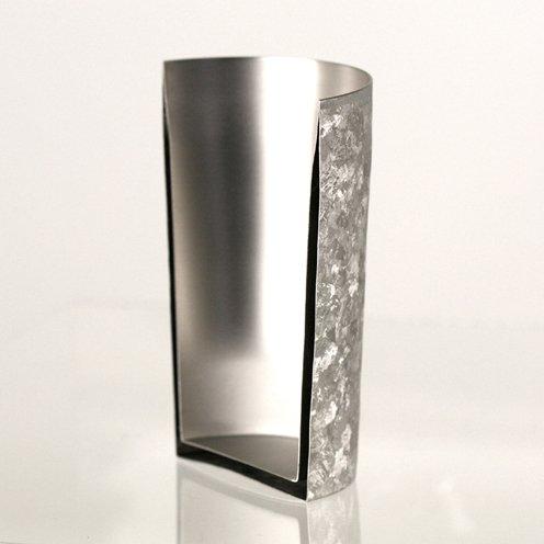 HORIE Premium Kiln-Crafted Titanium Double-Walled Tumbler, Made In Tsubame, Niigata Prefecture, 350cc, Set of 2, Silver (T08KMS350SET)