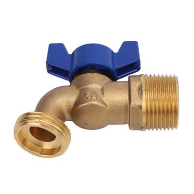 Garden Hose Outlet Valve G3/4in DN20 Male Thread Brass High Temperature Proof Garden Faucet Valve