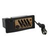 Acoustic Guitar Pickup Preamp Piezo 4 Band EQ Equalizer System Wood Grain Color 7545R