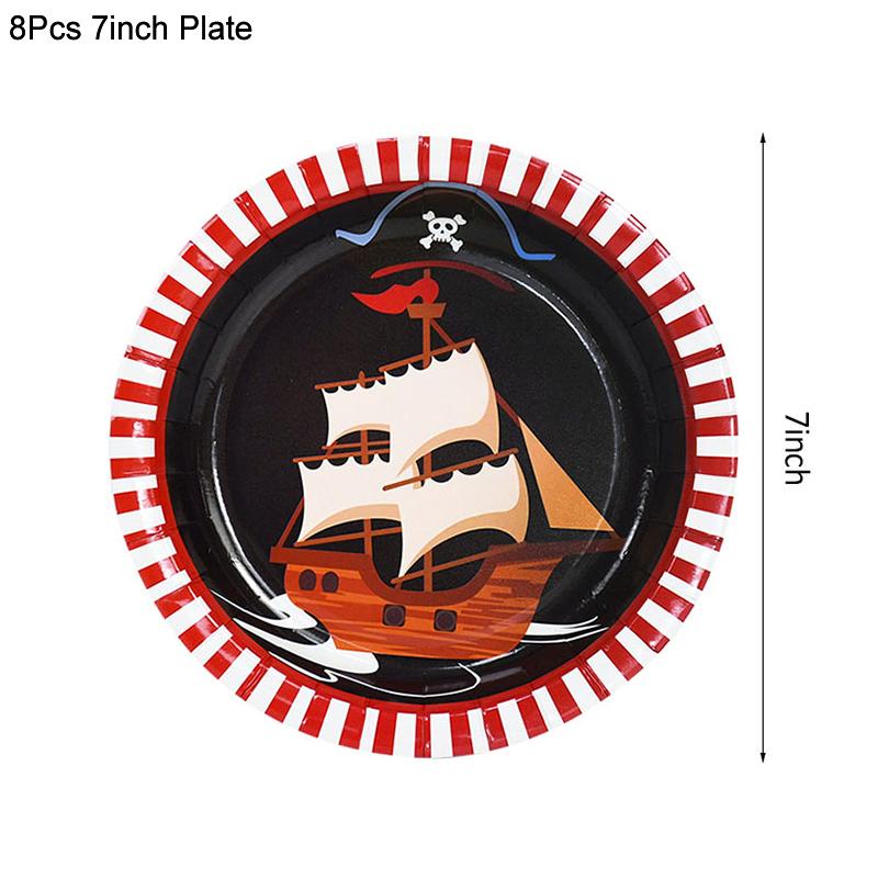 Halloween Pirate Hat Cap Decoration Kids Adult Halloween Masquerade Captain Cosplay Costume Props Pirate Theme Birthday Party