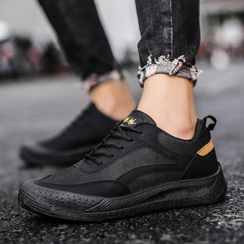 Pantofi noi de plasă pentru bărbați, adidași respirabili, pantofi de primăvară și vară la modă, pantofi casual cu șireturi pentru bărbați