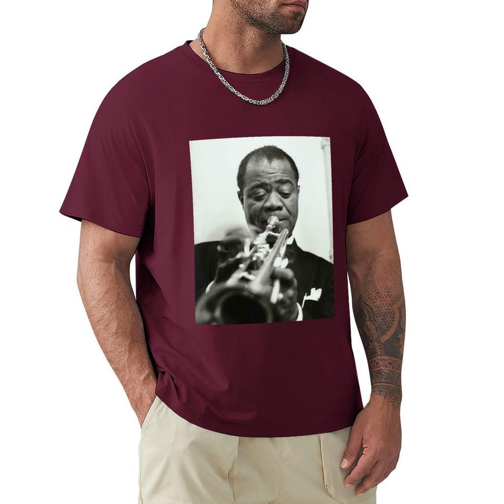 Remembering Louis T-Shirt Summer Top Plain T Shirts for Men Cotton