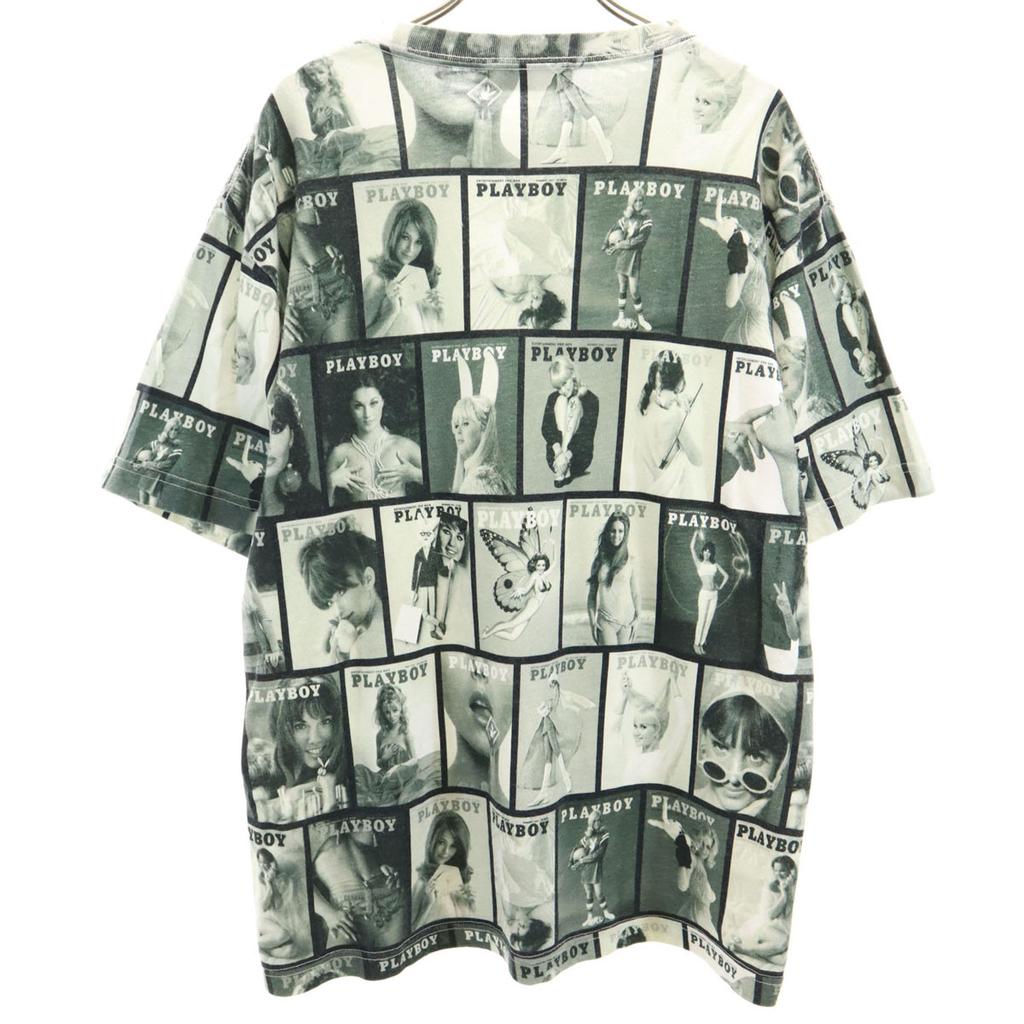 PLAYBOY XLARGE Collaboration Overall Handle Short Sleeve T-shirt M Men's Used