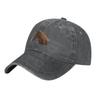 Pferdekopf-Baseballkappe für Erwachsene, klassisch, waschbar, Retro-Papa-Mütze, Unisex, Baumwolle, Denim-Mütze, Snapback, verstellbare Kappen, Trucker-Hüte