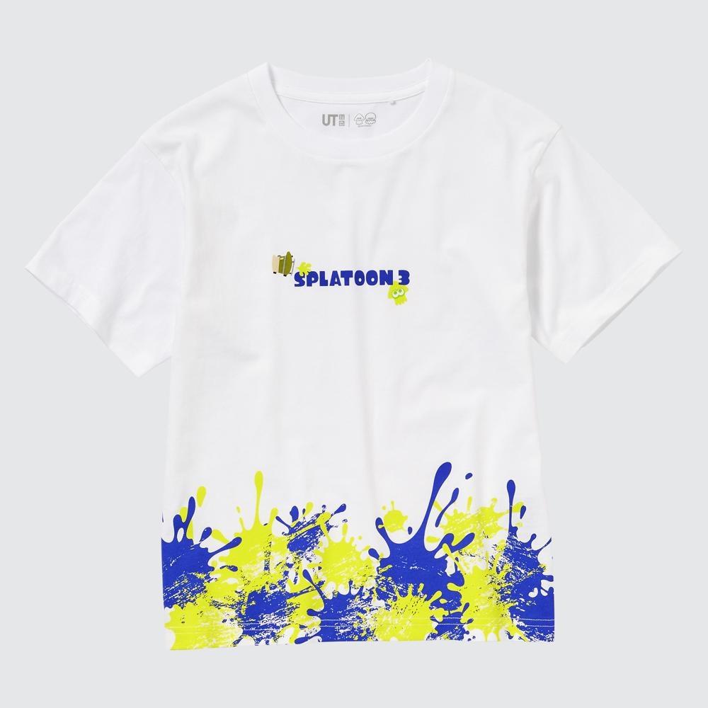 

UNIQLO KIDS Splatoon 3 UT Graphic TКороткий рукав C