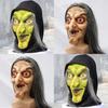 Witch Face Mask Latex Horror Prop For Halloween Costume And Event Use