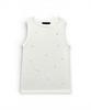 Bonseullipi Crystal Stud Tank Top (White)