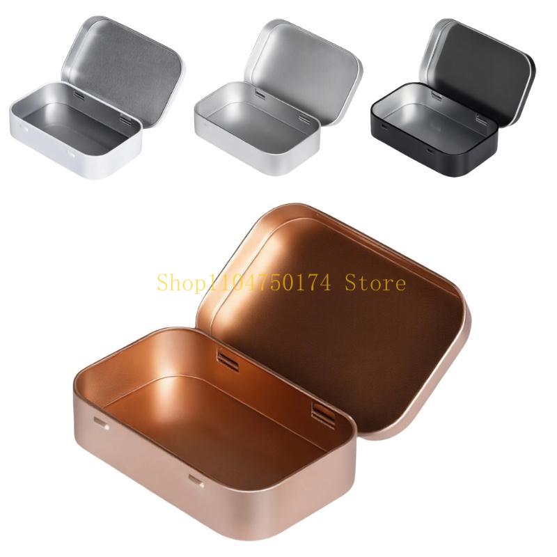 Retro-Eisen-Organizer-Dosen mit Deckel Haushalts-Aufbewahrungslösung Tragbar 2-teiliges Set Top-Angebot, Neujahrsgeschenk