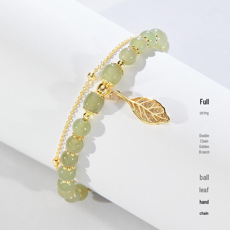520 Hetian Jade Bracelet: Romantic Gift for Her On Valentine's Day, Birthday, or Anniversary