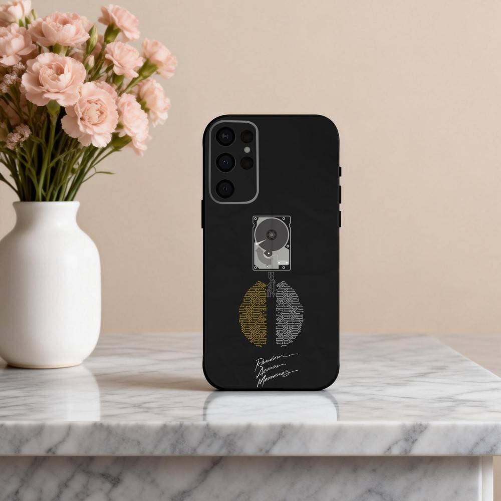D-Daft-T P-Punk-K Phone Case For Samsung S25,24,23,22,30,21,10,9,Ultra,Plus,Lite,FE,4,5 G Soft Black Case