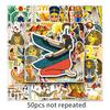 50 Egyptian Pharaoh Trendy Graffiti Stickers for Luggage, Laptop, and Car