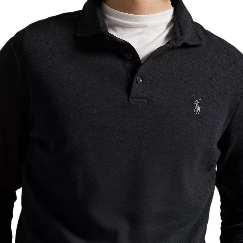 Polo Ralph Lauren Animal Pattern Solid Color Button Long Sleeve Polo Shirt Men Tops 710979496-001
