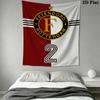 Feyenoord Wandkleed Esthetisch Wandkleed Bedrukt Stof Deken Decoratieve Wandkleden voor Slaapkamer Woonkamer Huisdecoratie