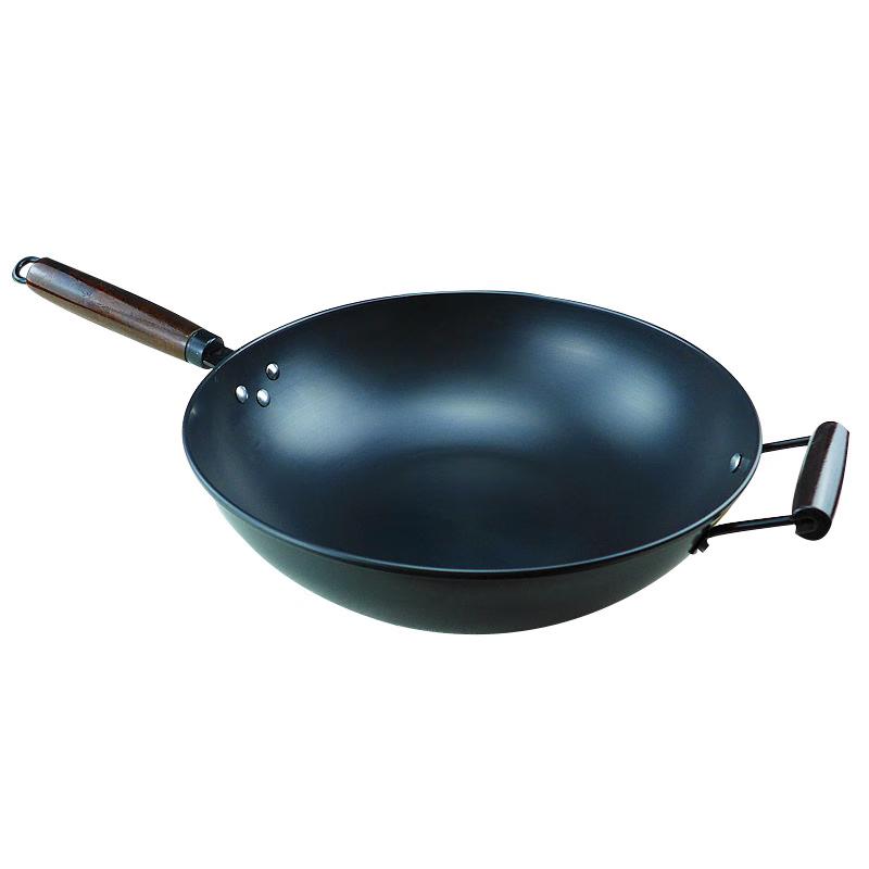Zijin Heshi 304 Stainless Steel Flat-Bottom Non-Stick Wok