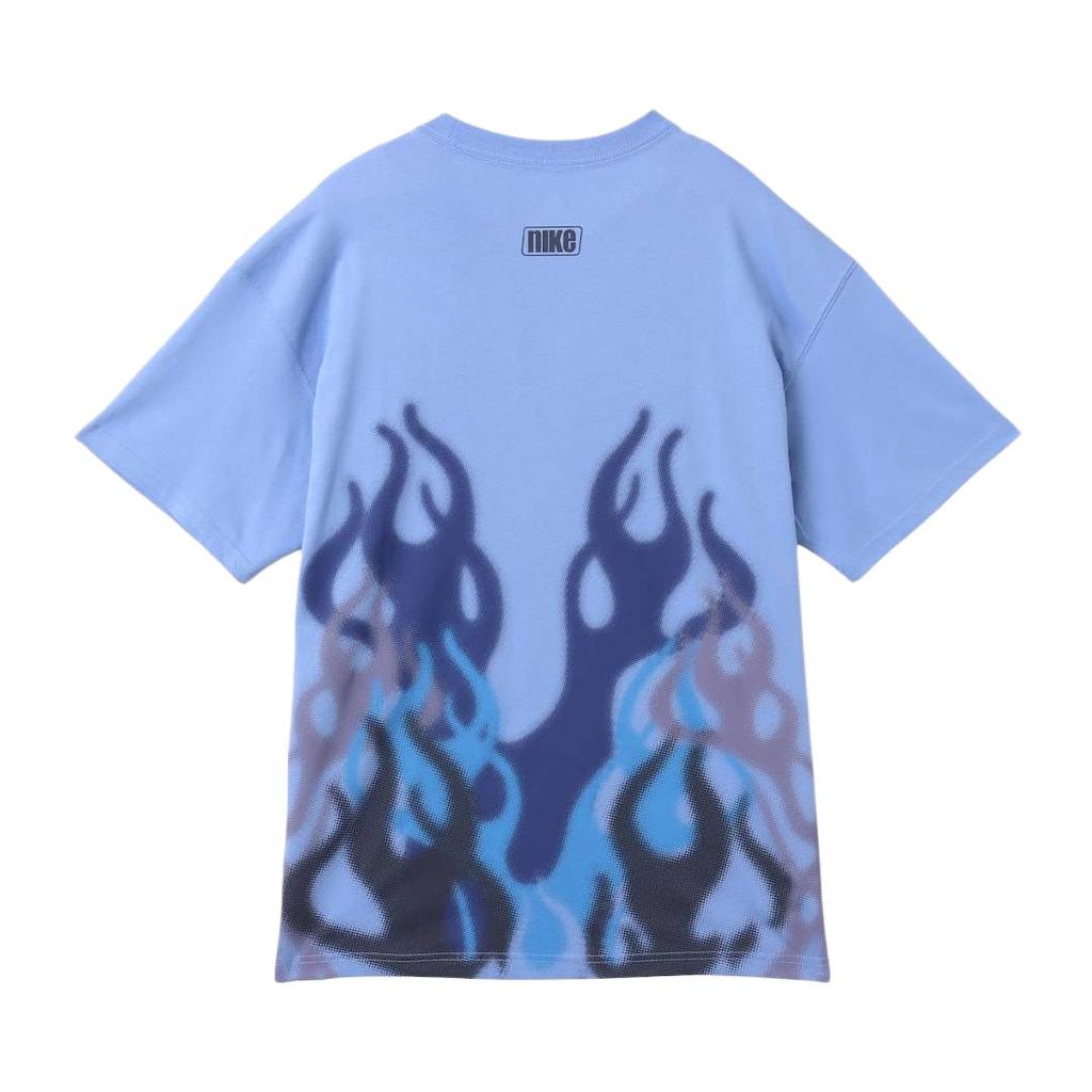 Nike As U Nsw Loose Flame Print Crew Neck Short Sleeve T-Shirt Unisex Tops HJ0767-450