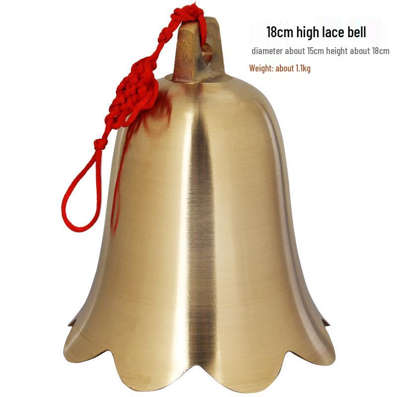 Houdeju Copper Bell & Six Emperors Coins Pendant Wind Chime Ornament