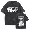 Washed Vintage T-shirt Kill Bill Movies Tshirt Women Fashion Oversized Streetwear Male Casual Cotton Short Sleeve T Shirts