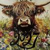 Academic Year Schedule Planner Highland Cow Calendar 2027, 12 Month Wall Hanging with Appointment Large Daily Blocks, Home Office Organizer,