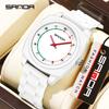 SANDA Women's Watch Fashion Simple Lovely Digital Quartz Watches Casual Jelly Multicolour Silicone Unisex Clock Dress Wristwatch