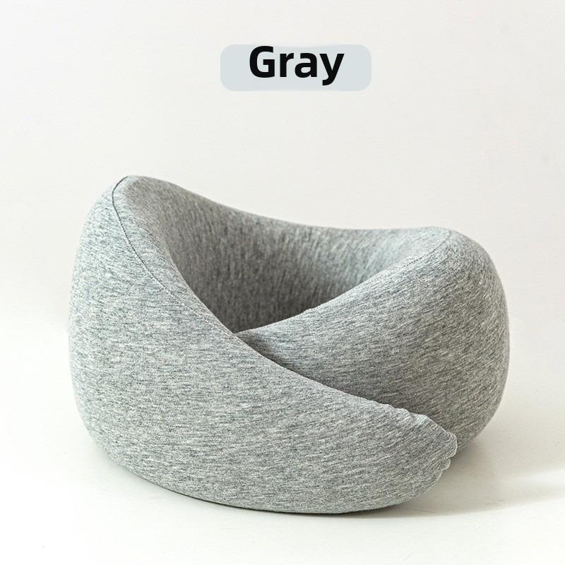 Pernă Portabilă în Formă de U Pernă Melc din Spumă cu Memorie Pernă de Călătorie pentru Gât pentru a Alină Durerea de Gât Pernă de Somn la Birou
