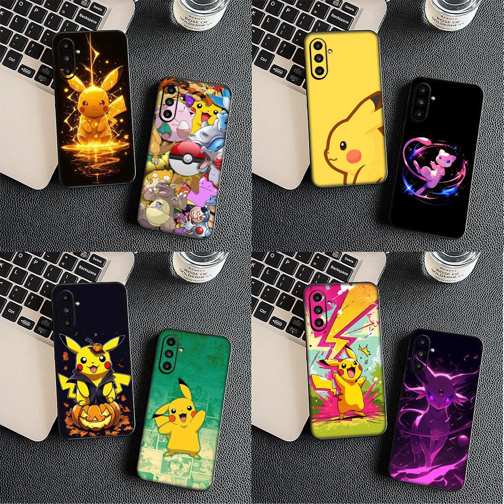 Mew P-Pikachus P-Pokemons GO Casing Phone Cover for Xiaomi Redmi Note 13 A3 A4 14 Pro Plus 9T 14C 13C 9C NFC + Pro+ 5G 4G Case