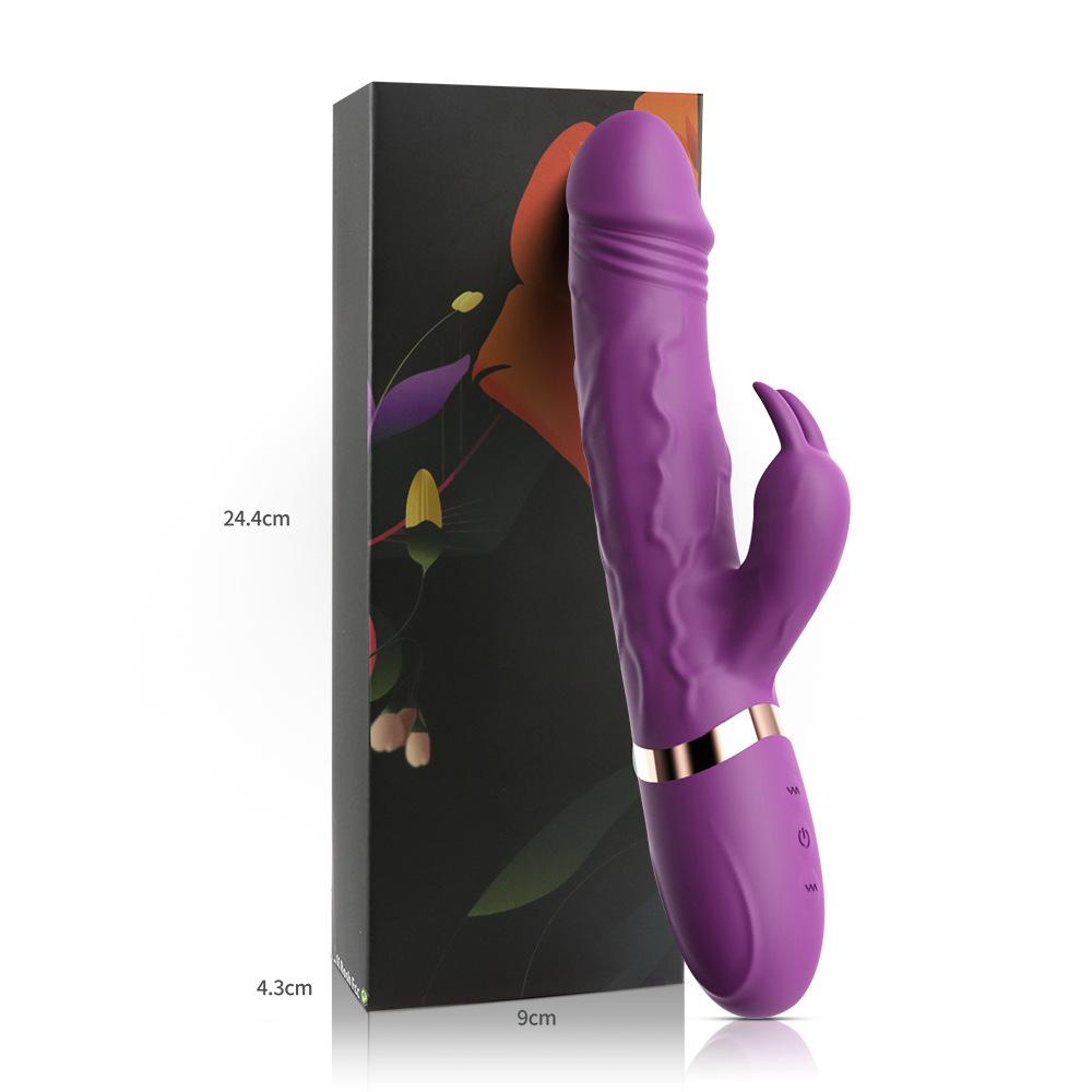 G-Spot Dildo Rabbit Vibrator 10 Speed Vibration Waterproof Vagina Clitoris Massager Sex Toys for Women